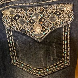 GRACE IN LA WOMEN'S MEDIUM WASH Easy Fit Size 32